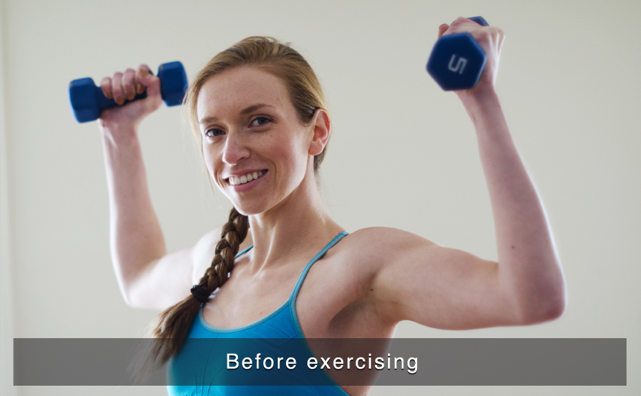 Before exercising