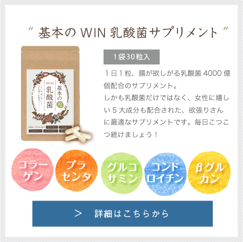 基本のWIN乳酸菌サプリメント
